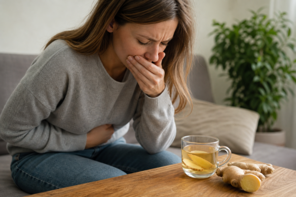 Remedii naturale pentru greață ușoară: ce poate calma stomacul